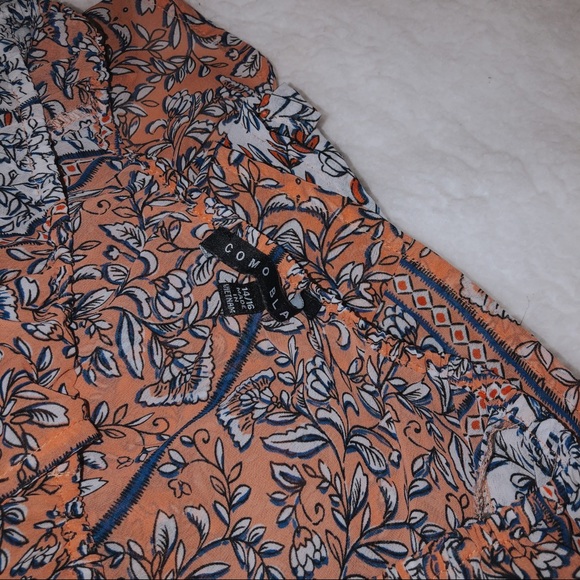 Dumbbell Floral Blouse | 14/16 Cute Plus Fashion - Picture 3 of 3